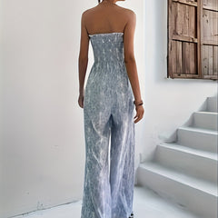 Boho Floral Wide Leg Jumpsuit