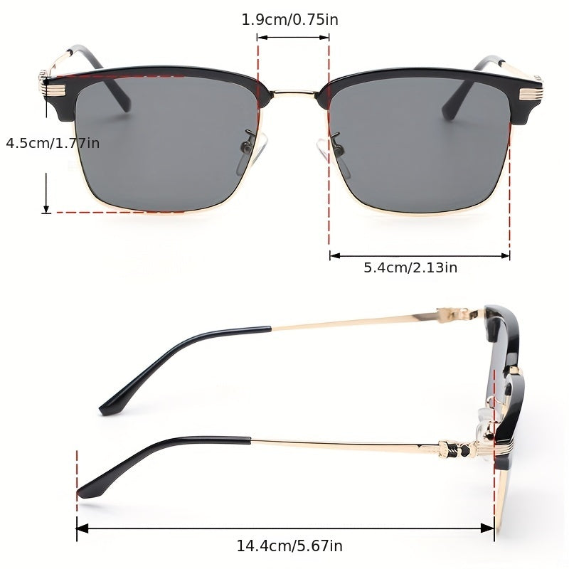 Men's Metal Punk Sunglasses