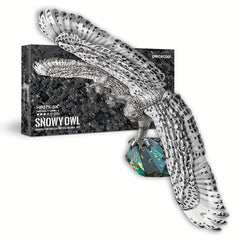 Piececool 3D Metal Puzzle Snowy Owl Model Kit