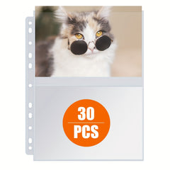 50 Sheets Photocard Binder Pockets, Clear Double Sided Card Sleeves