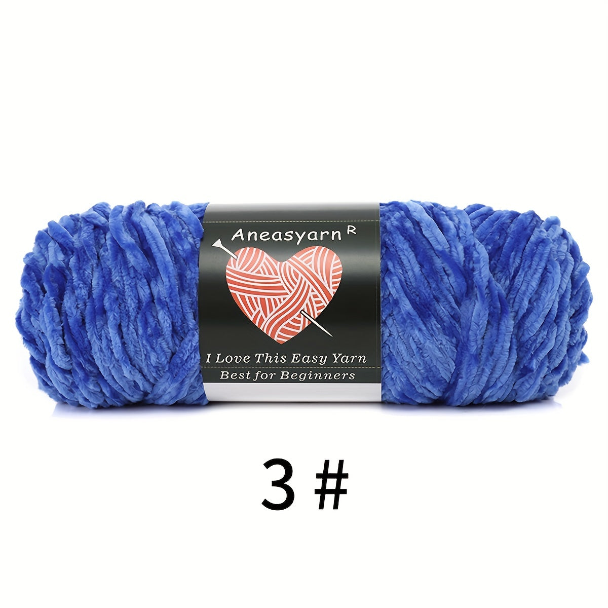 Chenille Yarn Polyester Velvet Hand Knitting Thread 95g