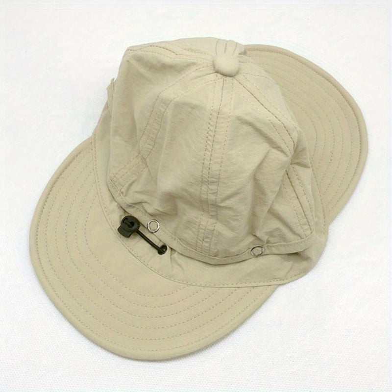 Kids Double Brim Hat Detachable Quick Drying Sun Hat