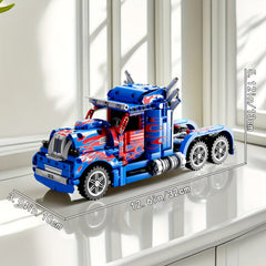 Die Cast Truck Building Blocks Toy Model with Fire Truck & Airplane Detail