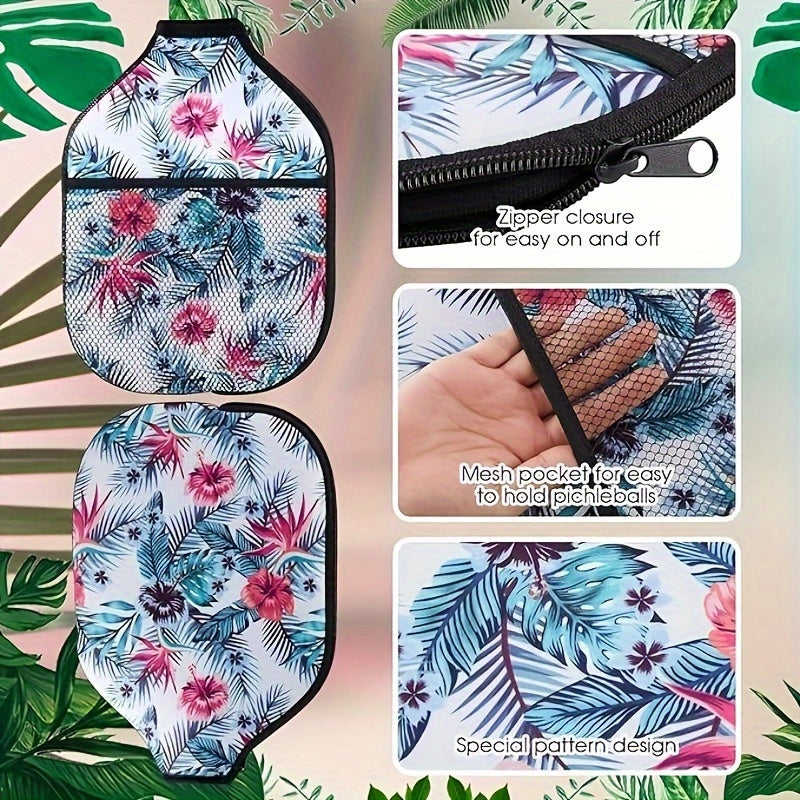 2Pcs Paddle Cover Neoprene Racket Sleeve For Paddles Protective Case