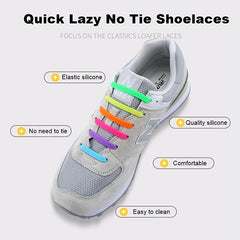 14 Pcs Silicone Lazy Shoelace Fixing Artifact for Sneakers