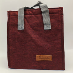 Insulated Lunch Bag Portable Thermal Tote Aluminum Lining Bento Box Carrier