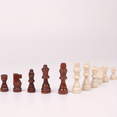 32pcs Wooden Chess Pieces Chess Pieces Accessories