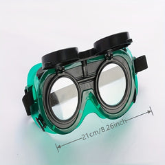 Double Flip Welding Glasses Welder Glasses Argon Arc Welding Protective Goggles