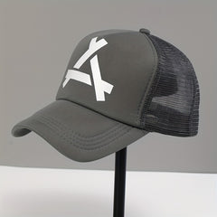 Geometric A Printed Trucker Hat Lightweight Mesh Baseball Cap Unisex