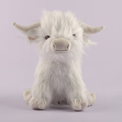 Highland Cow Plush Toy Soft Stuffed Animal Cow Plushie Baby Toys