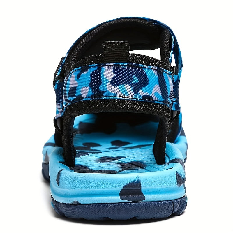 Boys Camo Beach Sandals - Closed Toe Summer Sandals