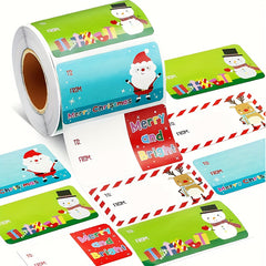 500 Pcs Christmas Decorative Stickers Labels