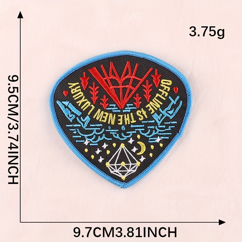 2pcs Teen Embroidery DIY Patches - Clothes Backpack Hat Party Gift