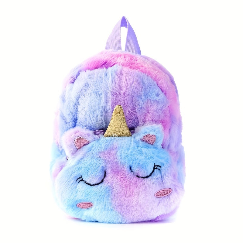 Unicorn Plush Small Schoolbag Girl Casual Backpack