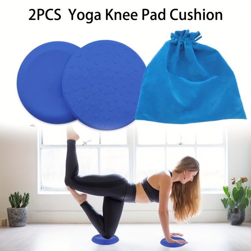 Yoga Knee and Elbow Pads, Non Slip Silicone, Gym Fitness Training