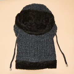 Knitted Plush Balaclava Full Cover Ski Mask Ear Protection