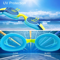 Anti-fog Teen Swimming Goggles UV Protection Leak-proof