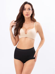 Seamless Mid Waist Briefs Panties For Women