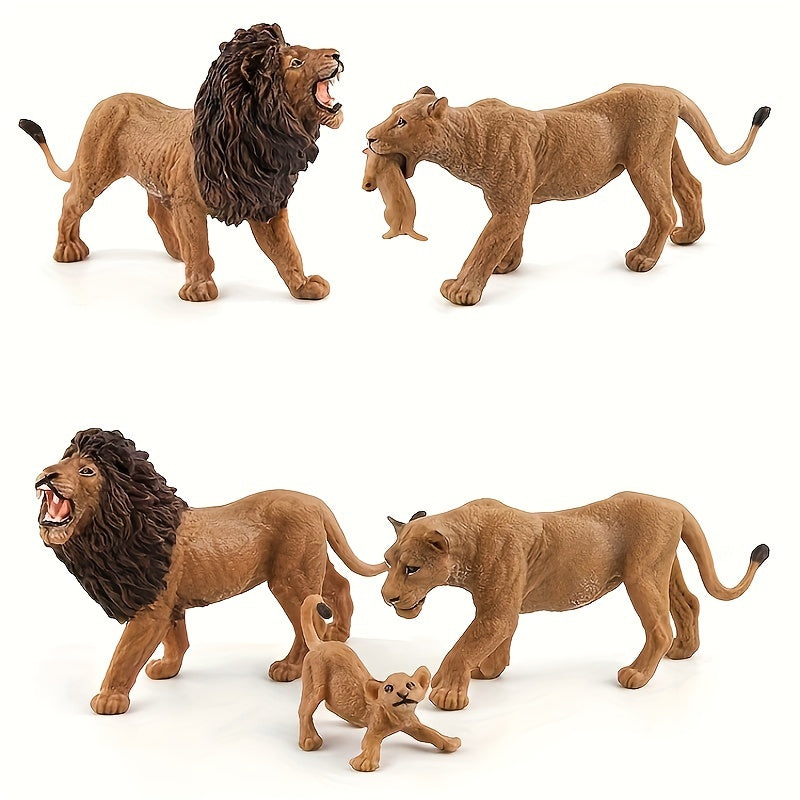 Realistic Lion Model Animal Model Toys Desktop Display Garden Display