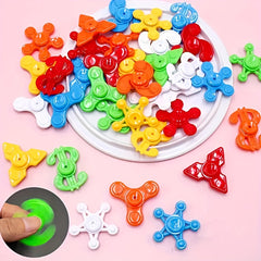 35pcs Mini Spinning Top Toys Fun School Prizes Rewards Handheld Spinning Toys