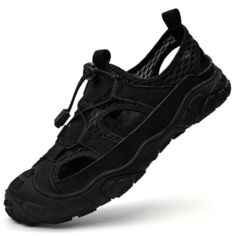 Men's Outdoor Hiking Sandals with Adjustable Shoelaces