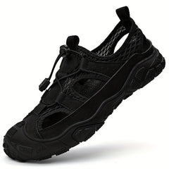 Men's Outdoor Hiking Sandals with Adjustable Shoelaces