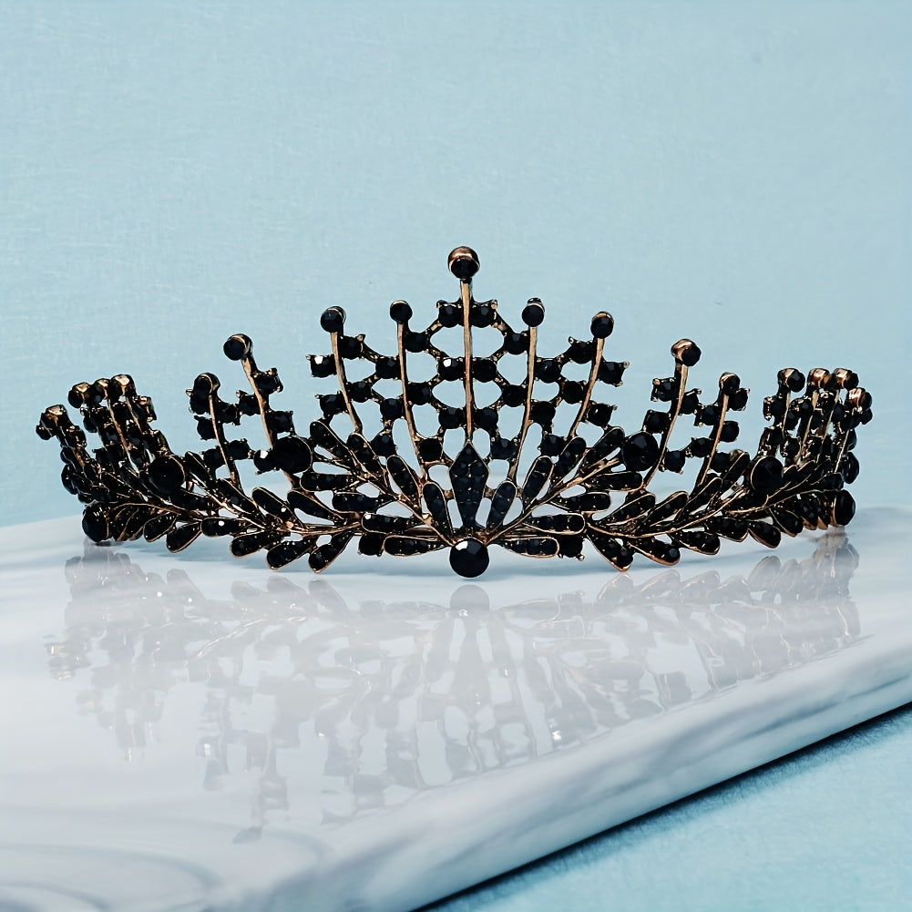 Crystal Headband Tiara Hair Accessory for Prom Birthday