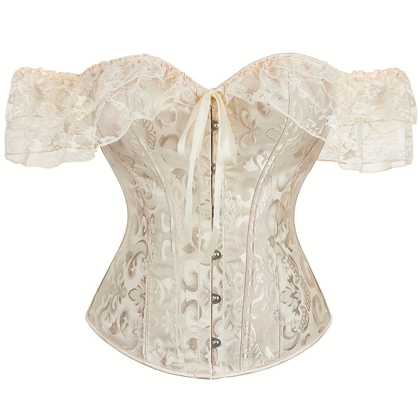 Lace Corset Bustier Tummy Control Body Shaper