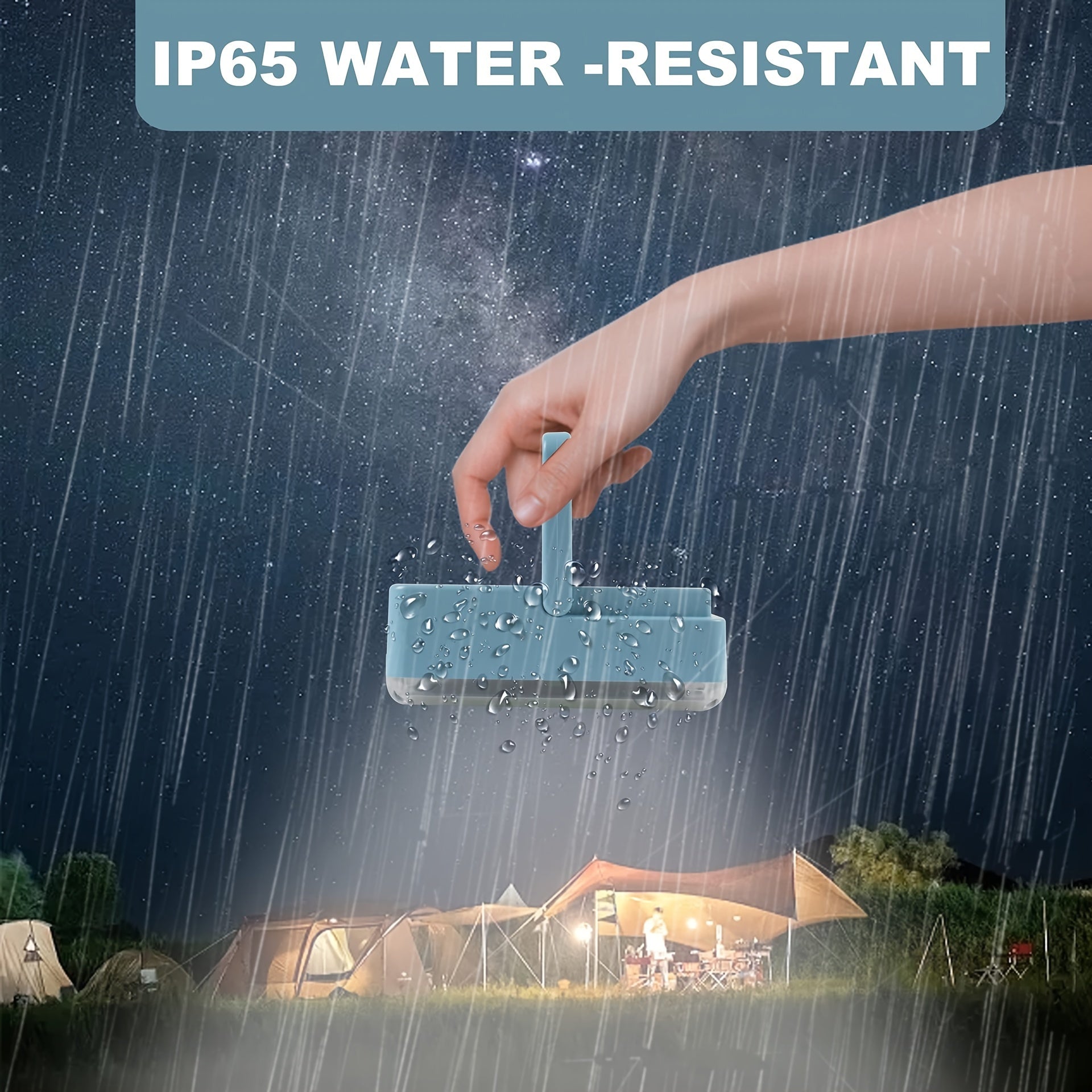 LED Solar Work Light Waterproof Camping Flash Emergency Light