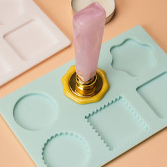 Silicone Pad Fire Paint Stamp Deformation Insulation Tool Coaster DIY