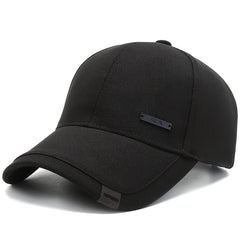 HUA English Seam Marker Men Casual Baseball Cap for Sun Blocking