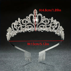 Rhinestone Crown Princess Crown Bridal Wedding Accessories