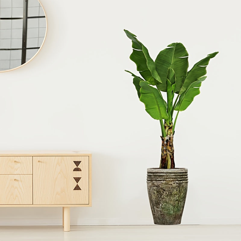 Modern Art Green Plant Removable Sticker for Bedroom Living Room