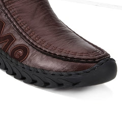 Men's Warm Fleece Snow Boots Comfortable Winter Shoes