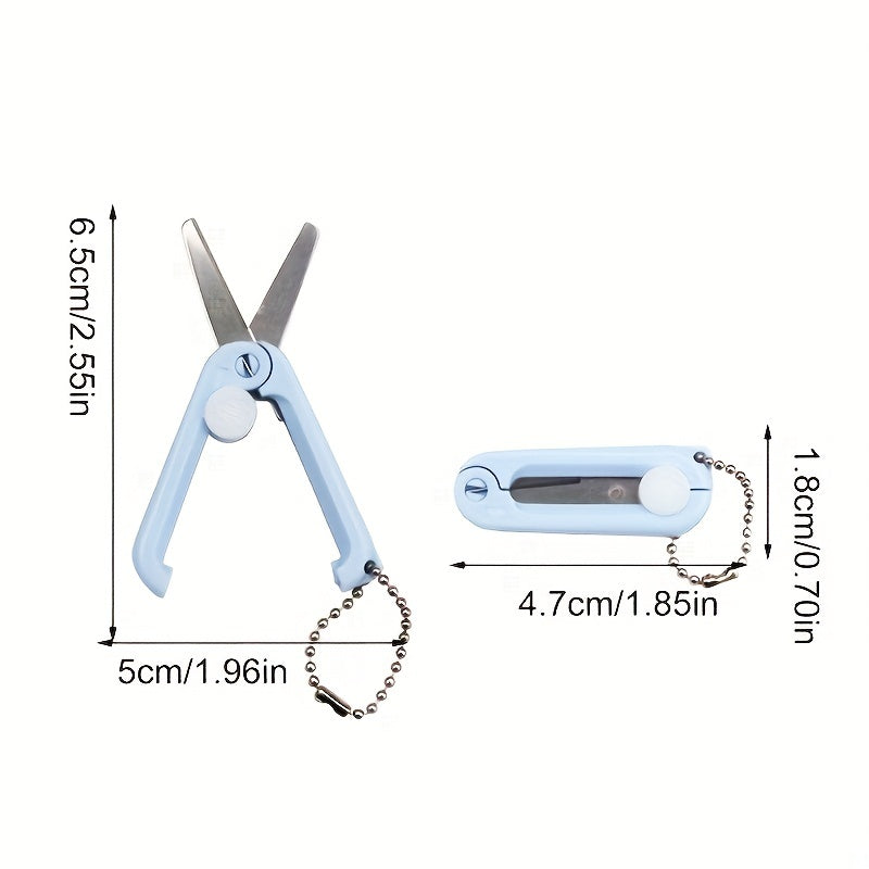 Portable Mini Scissors for Crafts Paper Cutting Travel Safe Art Supplies