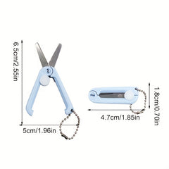 Portable Mini Scissors for Crafts Paper Cutting Travel Safe Art Supplies