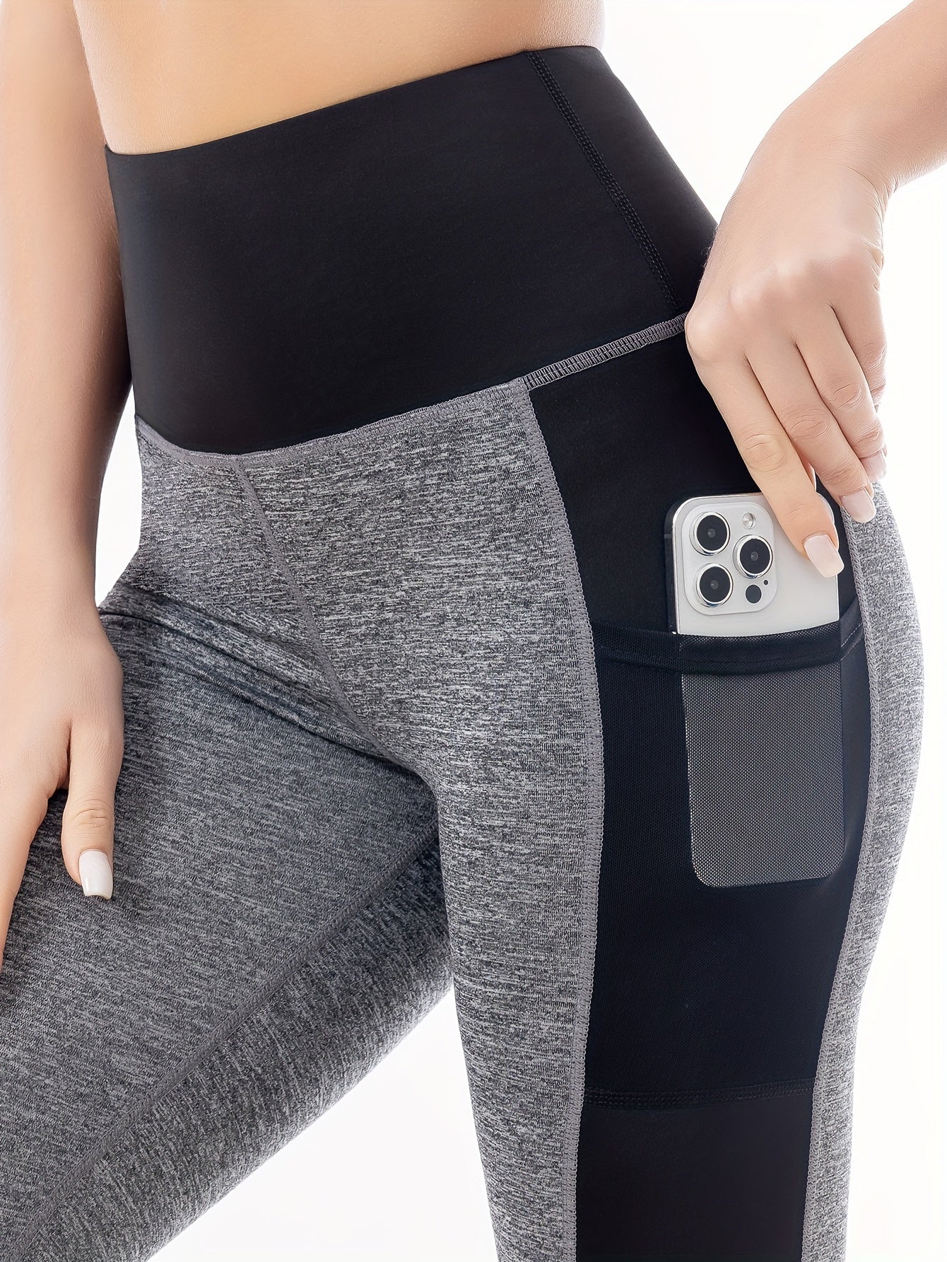 Quick Dry Butt Lifting High Waist Leggings with Pocket
