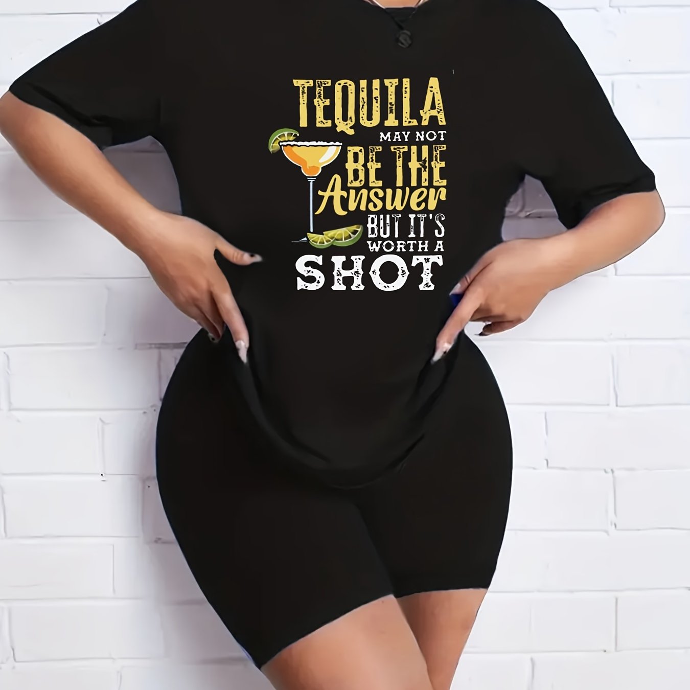 2pcs Summer Sports Sets Letter Print Short Sleeve T shirts & Shorts Activewear