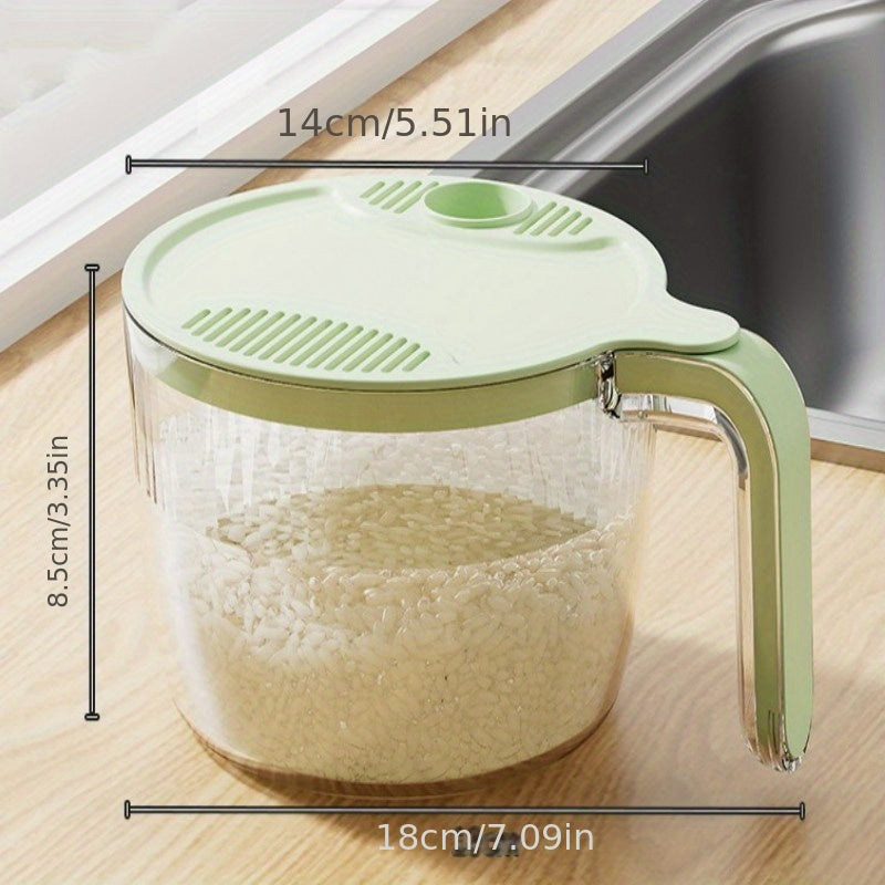 1pc Fruit And Vegetable Draining Basket Kitchen Accessory