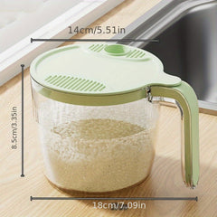 1pc Fruit And Vegetable Draining Basket Kitchen Accessory