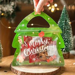 10pcs Christmas Gift Bags Candy Packaging Birthday Parties