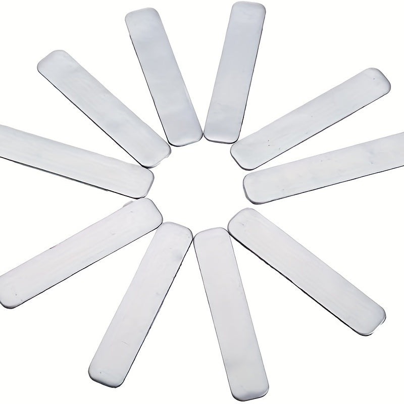 Plastic Weighted Lead Strips for Improved Golf Swing