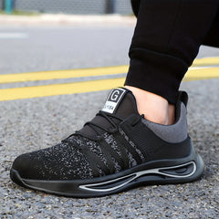 Men's Steel Toe Work Shoes Comfortable Sneakers Spring Summer