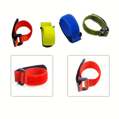 8pcs Fishing Rod Tie Holder Strap with Hook Loop Cord Keep Gear Secure