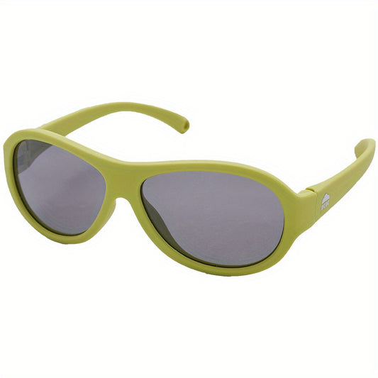 Kids Polarized Oval Lens Sunglasses UV Protection TPEE Frame