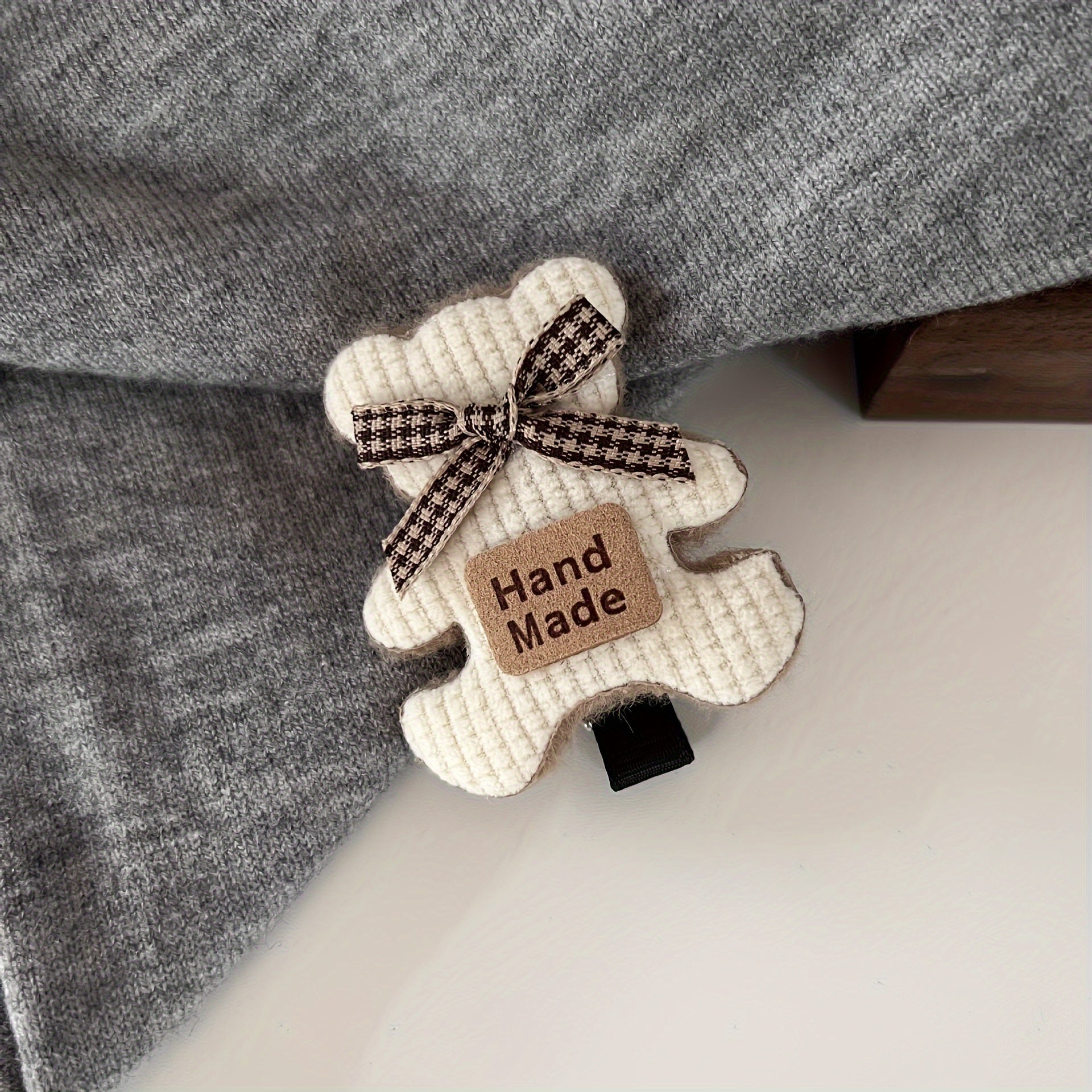 Sweet Bear Bow Hair Clip Lovely Headwear