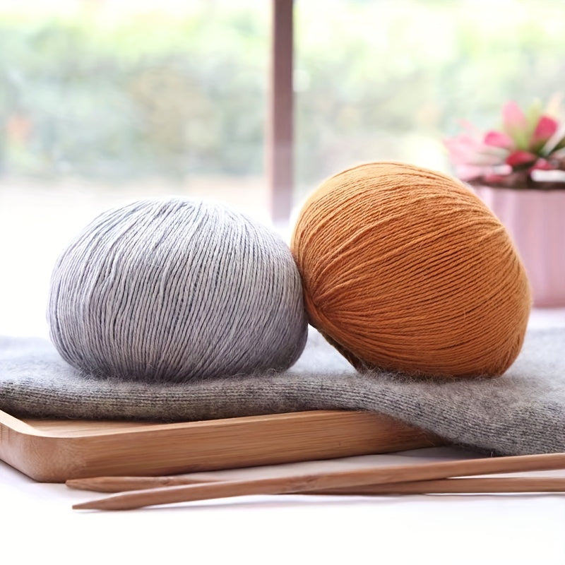 6pcs Hand Knitted Cashmere Yarn 85 Woll 10 Polyester 5 Nylon