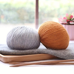 6pcs Hand Knitted Cashmere Yarn 85 Woll 10 Polyester 5 Nylon