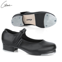 Girls Non Slip Jazz Tap Dance Shoes with Hook and Loop Fastener
