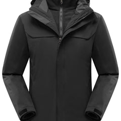 Men's 3 In 1 Detachable Outdoor Sports Jacket